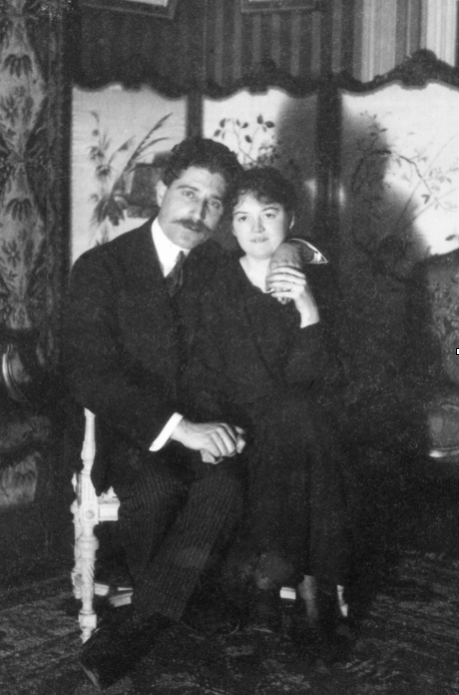 Etienne Soub et Hélène Goguel probablement en 1923 avant leur mariage